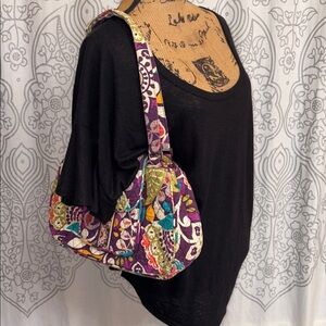 Vera Bradley Plum Crazy Shoulder Bag